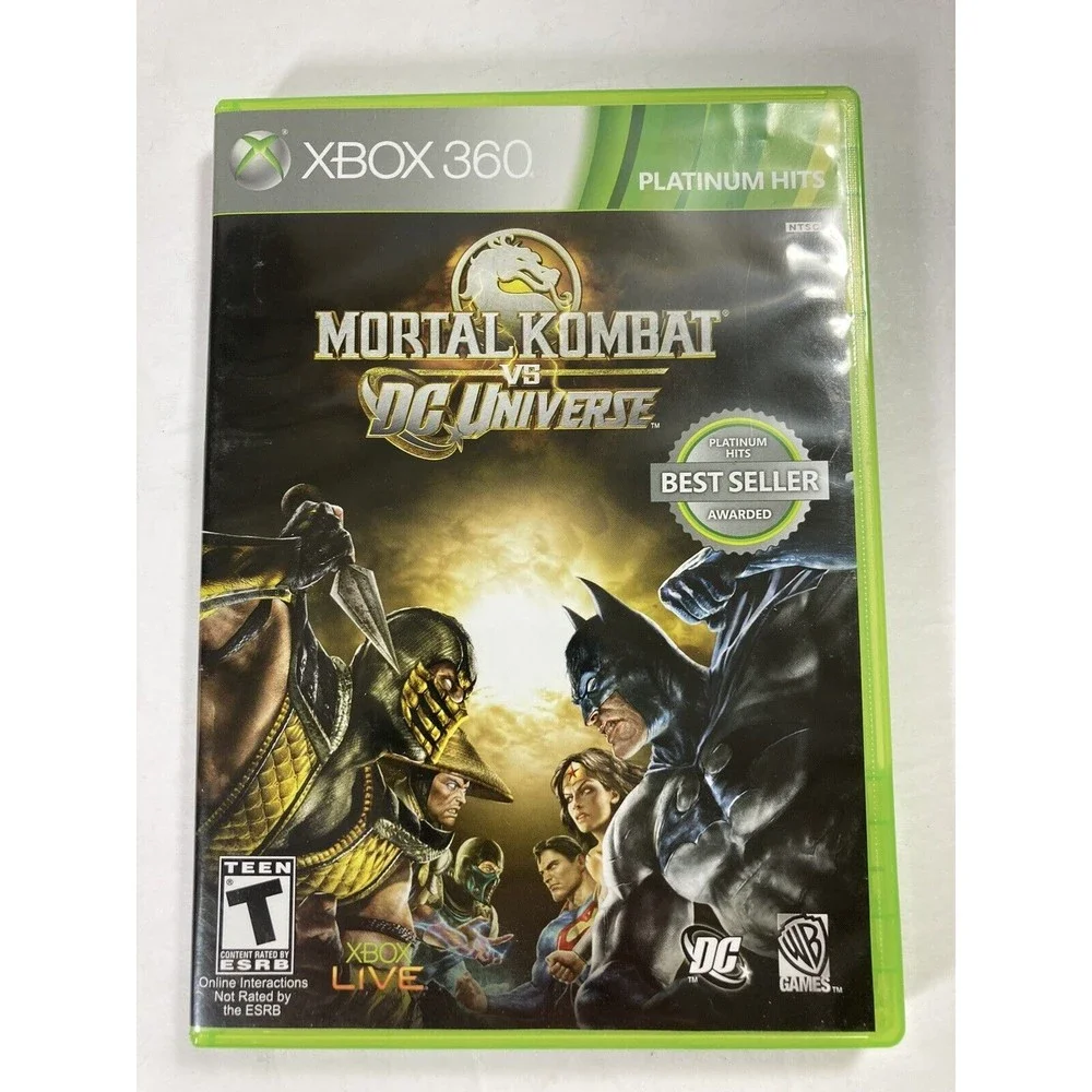 Mortal Kombat Vs. DC Universe (Microsoft Xbox 360) CIB | Clean | Tested Working